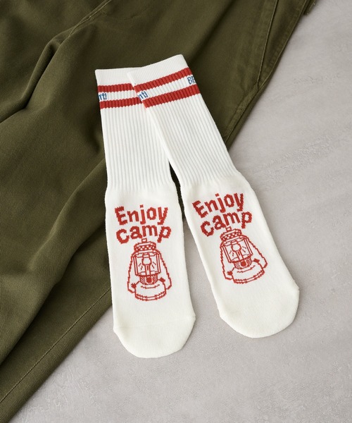 COLEMAN(コールマン)の「【Coleman】Enjoy camp ロゴソックス(ソックス/靴下・レディース・ブラック/オフホワイト/オレンジ/ネイビー/ホワイト/グリーン・FREE)」の12枚目の写真