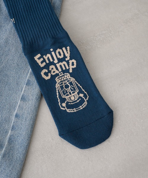 COLEMAN(コールマン)の「【Coleman】Enjoy camp ロゴソックス(ソックス/靴下・レディース・ブラック/オフホワイト/オレンジ/ネイビー/ホワイト/グリーン・FREE)」の22枚目の写真