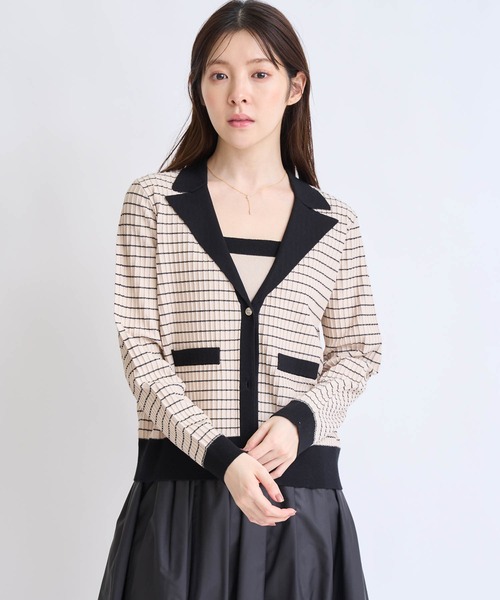 NOELA（ノエラ）の「ニットジャケットアンサンブル（カーディガン/ボレロ・レディース・ベージュ/その他1・フリー）」の3枚目の写真