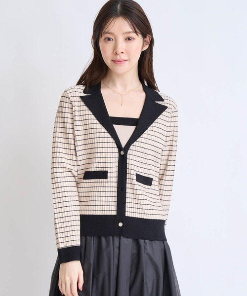 NOELA（ノエラ）の「ニットジャケットアンサンブル（カーディガン/ボレロ・レディース・ベージュ/その他1・フリー）」の4枚目の写真