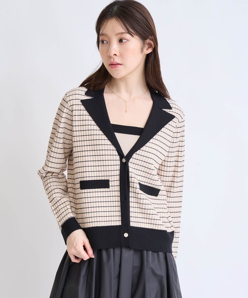 NOELA（ノエラ）の「ニットジャケットアンサンブル（カーディガン/ボレロ・レディース・ベージュ/その他1・フリー）」の6枚目の写真