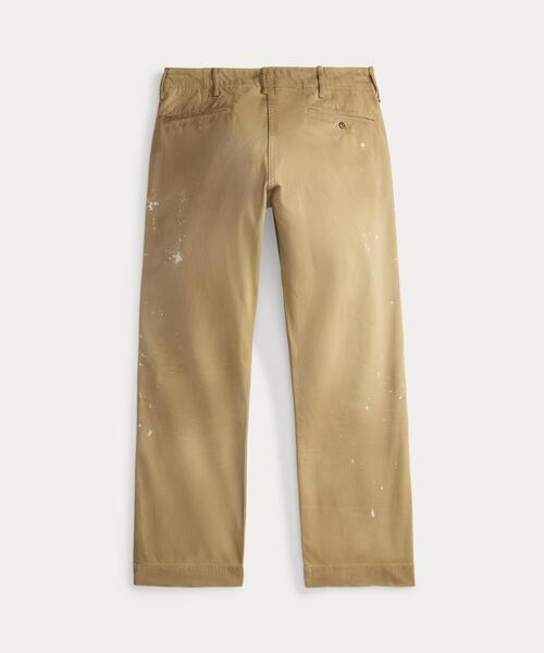 RRL（ダブル アール エル）の「ディストレスト チノ フィールド パンツ（チノパンツ・メンズ・ブラウン系3・28/30/29/30/30/30/31/30/32/30/32/32/34/32/36/32）」の2枚目の写真