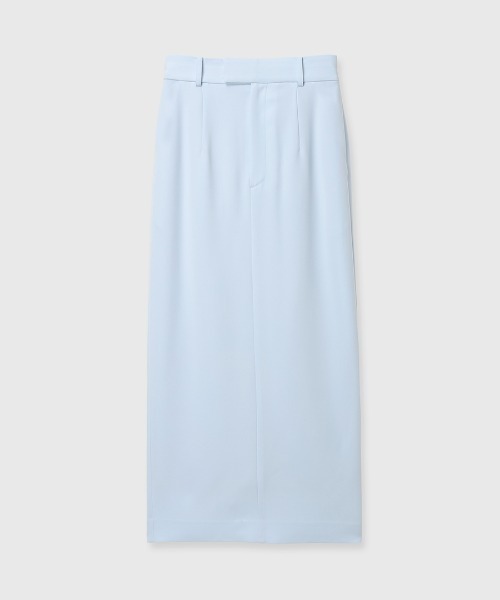 anuans（アニュアンス）の「ダブルサテンナロースカート（スカート・レディース・ネイビー/サックスブルー/ホワイト系その他4・XS/S/M）」の3枚目の写真