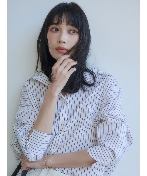 anuans（アニュアンス）の「ダブルサテンナロースカート（スカート・レディース・ネイビー/サックスブルー/ホワイト系その他4・XS/S/M）」の18枚目の写真