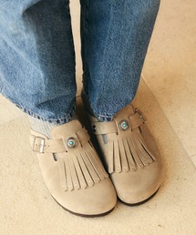 GENUINS（ジェニュインズ）の「GENUINS FRINGE ウィメンズ/ジェニュインズコンチョ・フリンジサンダル（サンダル）」