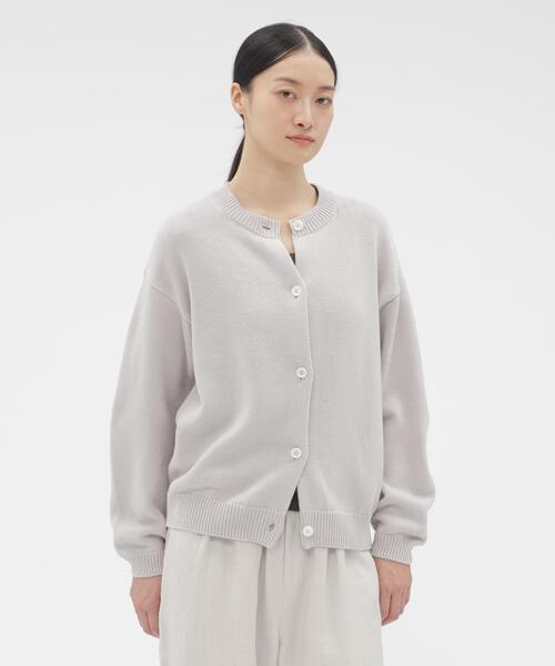 美品 Margaret Howell リネンカーディガン MHL. グレー セール】HIGH TWIST COTTON LINEN（カーディガン/ボレロ）｜MARGARET