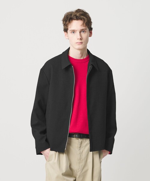 BEAUTY&YOUTH UNITED ARROWS（ビューティーアンドユースユナイテッドアローズ）の「モノトーン ツイード ショート ブルゾン（ブルゾン・メンズ・ダークグレー/ブラック・S/XL/M/L）」の2枚目の写真