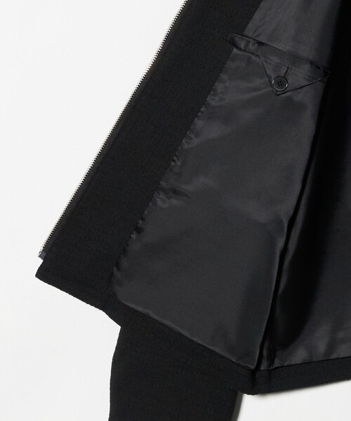 BEAUTY&YOUTH UNITED ARROWS（ビューティーアンドユースユナイテッドアローズ）の「モノトーン ツイード ショート ブルゾン（ブルゾン・メンズ・ダークグレー/ブラック・S/XL/M/L）」の6枚目の写真