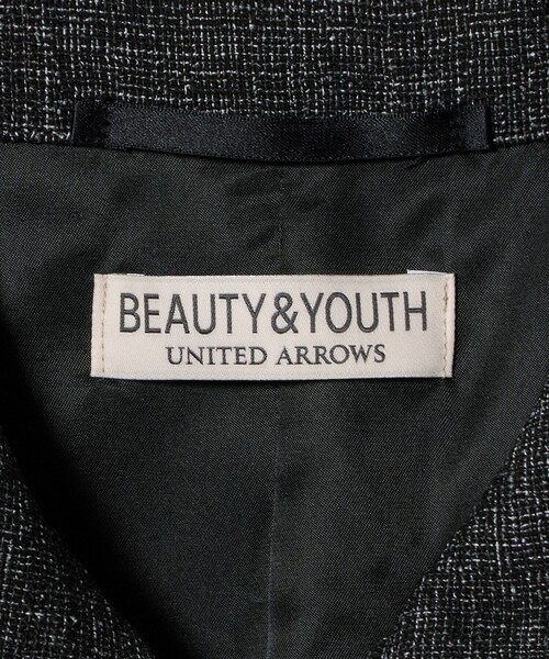 BEAUTY&YOUTH UNITED ARROWS（ビューティーアンドユースユナイテッドアローズ）の「モノトーン ツイード ショート ブルゾン（ブルゾン・メンズ・ダークグレー/ブラック・S/XL/M/L）」の8枚目の写真