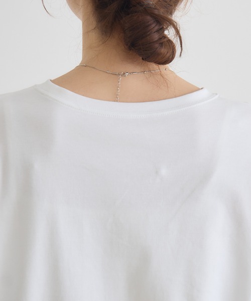 KATHARINE ROSS(キャサリンロス)の「【KATHARINE ROSS】J′aimeロンT(Tシャツ/カットソー・レディース・ネイビー/オフホワイト・FREE)」の18枚目の写真