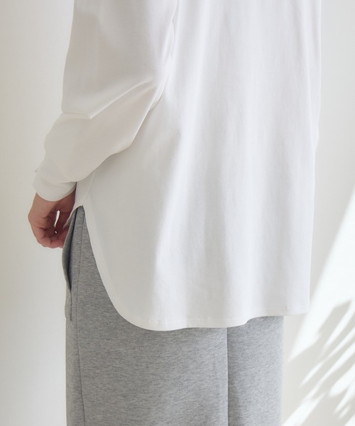 KATHARINE ROSS(キャサリンロス)の「【KATHARINE ROSS】J′aimeロンT(Tシャツ/カットソー・レディース・ネイビー/オフホワイト・FREE)」の19枚目の写真