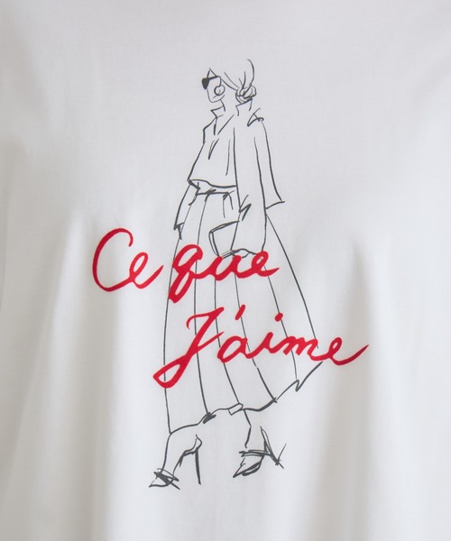 KATHARINE ROSS(キャサリンロス)の「【KATHARINE ROSS】J′aimeロンT(Tシャツ/カットソー・レディース・ネイビー/オフホワイト・FREE)」の22枚目の写真