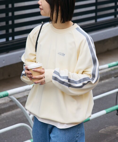 Franklin Climbing（フランクリンクライミング）の「【Franklin Climbing】シティアクティブトラックプルオーバー（スウェット・メンズ・グレー/アイボリー/ブラック・MEDIUM/LARGE）」の2枚目の写真