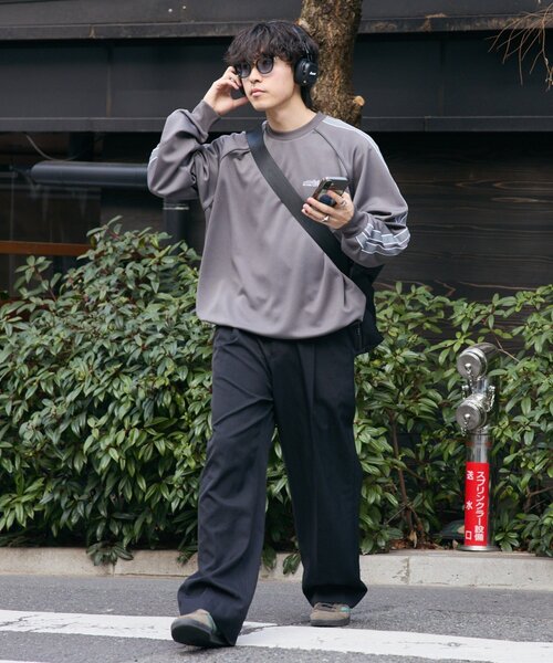 Franklin Climbing（フランクリンクライミング）の「【Franklin Climbing】シティアクティブトラックプルオーバー（スウェット・メンズ・グレー/アイボリー/ブラック・MEDIUM/LARGE）」の22枚目の写真