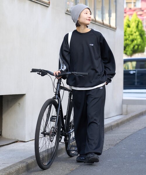 Franklin Climbing（フランクリンクライミング）の「【Franklin Climbing】シティアクティブトラックプルオーバー（スウェット・メンズ・グレー/アイボリー/ブラック・MEDIUM/LARGE）」の8枚目の写真