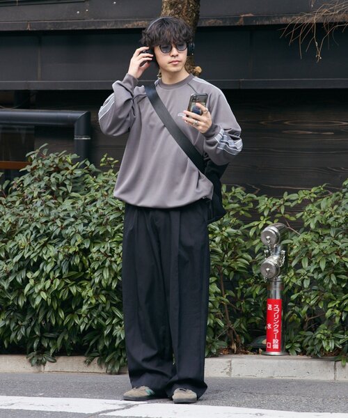 Franklin Climbing（フランクリンクライミング）の「【Franklin Climbing】シティアクティブトラックプルオーバー（スウェット・メンズ・グレー/アイボリー/ブラック・MEDIUM/LARGE）」の13枚目の写真