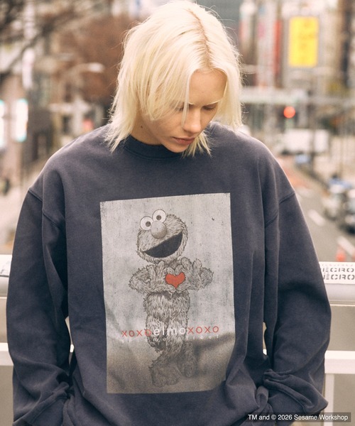 UNISEX》【MOVIE SERIES】「SESAME STREET」- Heart Elmo - Prime-Over