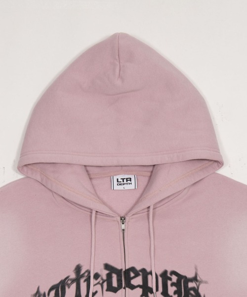 LTR DEPTH（レイターデプス）の「LTR DEPTH/【26年春新作】グラフィックZIPパーカー（パーカー・メンズ・ピンク/ネイビー/スミクロ・MEDIUM/LARGE）」の5枚目の写真