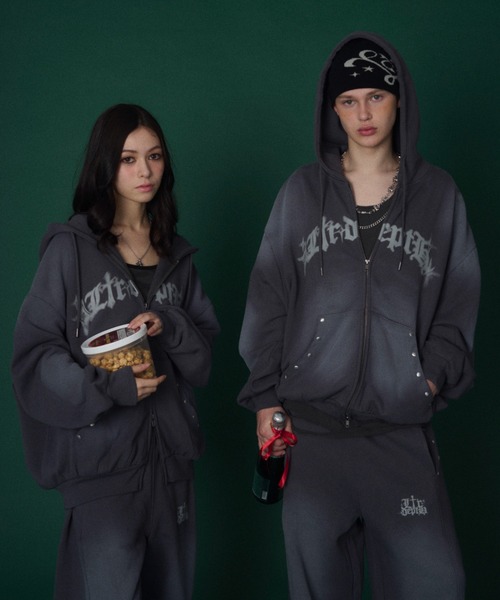 LTR DEPTH（レイターデプス）の「LTR DEPTH/【26年春新作】グラフィックZIPパーカー（パーカー・メンズ・ピンク/ネイビー/スミクロ・MEDIUM/LARGE）」の12枚目の写真