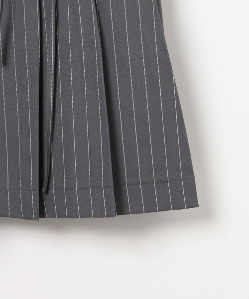 3.3 Field Trip （3.3フィールドトリップ）の「3.3 Field Trip／襟付きプリーツキャミワンピース（ワンピース・レディース・ブラック/グレー・SMALL/MEDIUM）」の19枚目の写真