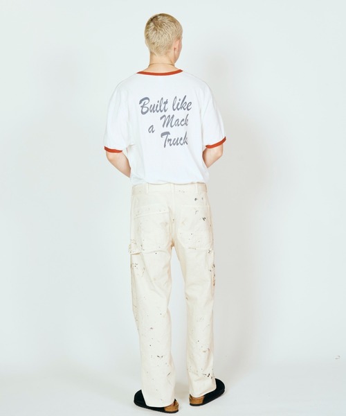 ROOPTOKYO(ループトウキョウ)の「MACK TRUCKS / マック・トラックス 70s ringer tee リンガーTシャツ 2026年 夏 夏服(Tシャツ/カットソー・メンズ・チャコールグレー/ホワイト×レッド/ホワイト×ブラック・M/L/XL)」の13枚目の写真