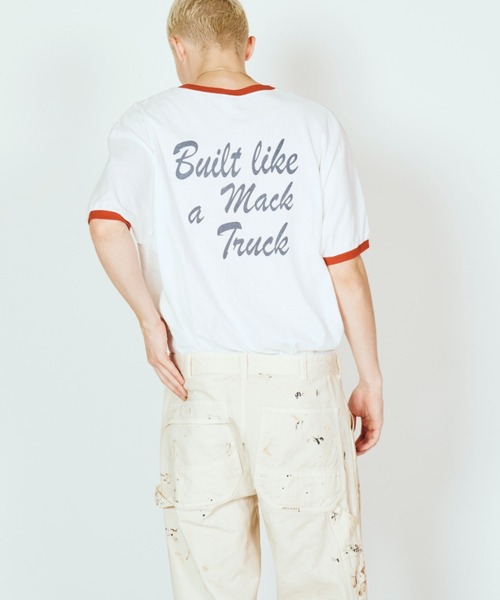 ROOPTOKYO(ループトウキョウ)の「MACK TRUCKS / マック・トラックス 70s ringer tee リンガーTシャツ 2026年 夏 夏服(Tシャツ/カットソー・メンズ・チャコールグレー/ホワイト×レッド/ホワイト×ブラック・M/L/XL)」の10枚目の写真