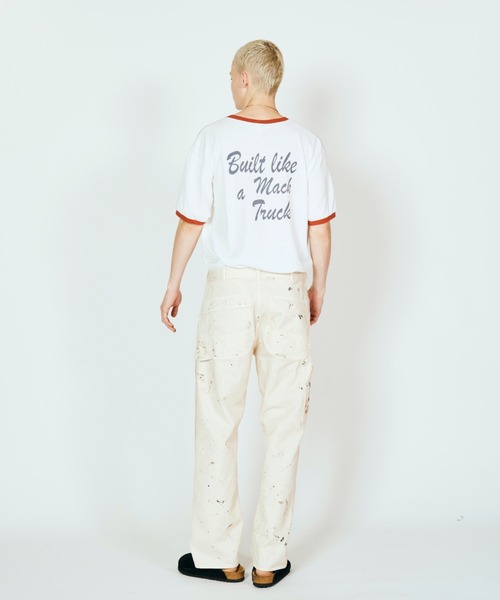 ROOPTOKYO(ループトウキョウ)の「MACK TRUCKS / マック・トラックス 70s ringer tee リンガーTシャツ 2026年 夏 夏服(Tシャツ/カットソー・メンズ・チャコールグレー/ホワイト×レッド/ホワイト×ブラック・M/L/XL)」の12枚目の写真
