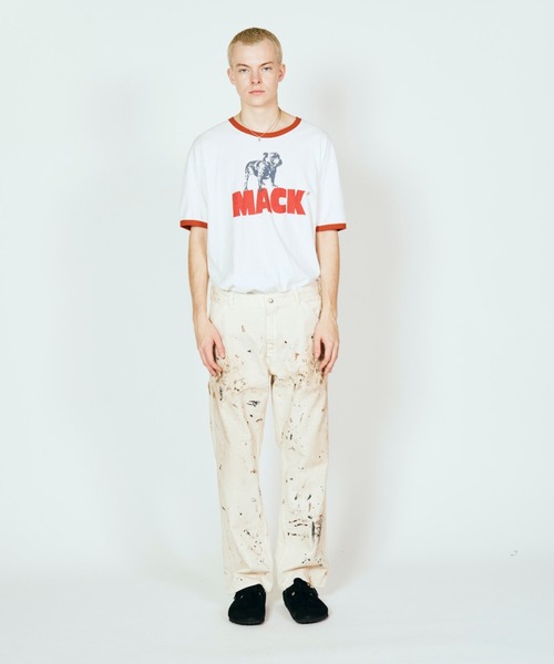 ROOPTOKYO(ループトウキョウ)の「MACK TRUCKS / マック・トラックス 70s ringer tee リンガーTシャツ 2026年 夏 夏服(Tシャツ/カットソー・メンズ・チャコールグレー/ホワイト×レッド/ホワイト×ブラック・M/L/XL)」の14枚目の写真