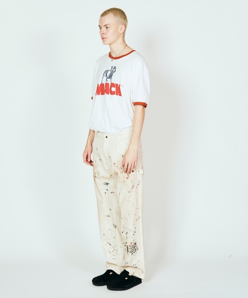 ROOPTOKYO(ループトウキョウ)の「MACK TRUCKS / マック・トラックス 70s ringer tee リンガーTシャツ 2026年 夏 夏服(Tシャツ/カットソー・メンズ・チャコールグレー/ホワイト×レッド/ホワイト×ブラック・M/L/XL)」の15枚目の写真