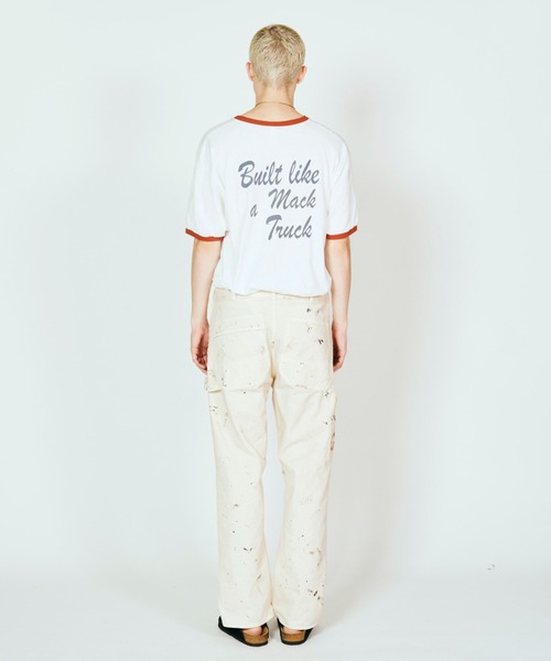 ROOPTOKYO(ループトウキョウ)の「MACK TRUCKS / マック・トラックス 70s ringer tee リンガーTシャツ 2026年 夏 夏服(Tシャツ/カットソー・メンズ・チャコールグレー/ホワイト×レッド/ホワイト×ブラック・M/L/XL)」の16枚目の写真