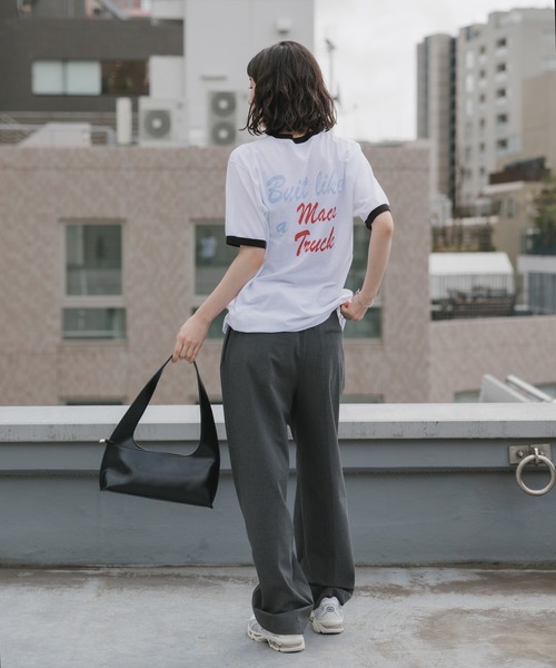 ROOPTOKYO(ループトウキョウ)の「MACK TRUCKS / マック・トラックス 70s ringer tee リンガーTシャツ 2026年 夏 夏服(Tシャツ/カットソー・メンズ・チャコールグレー/ホワイト×レッド/ホワイト×ブラック・M/L/XL)」の18枚目の写真
