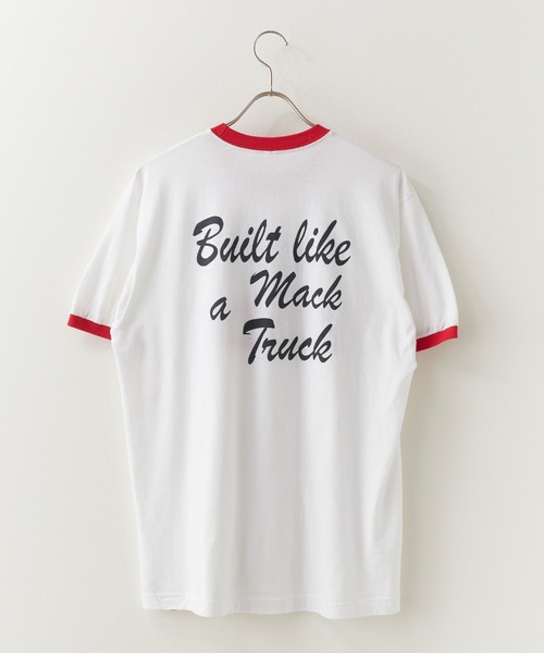 ROOPTOKYO(ループトウキョウ)の「MACK TRUCKS / マック・トラックス 70s ringer tee リンガーTシャツ 2026年 夏 夏服(Tシャツ/カットソー・メンズ・チャコールグレー/ホワイト×レッド/ホワイト×ブラック・M/L/XL)」の20枚目の写真