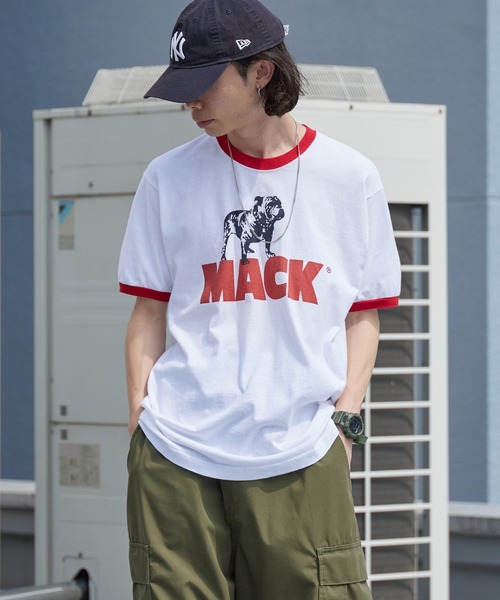 ROOPTOKYO(ループトウキョウ)の「MACK TRUCKS / マック・トラックス 70s ringer tee リンガーTシャツ 2026年 夏 夏服(Tシャツ/カットソー・メンズ・チャコールグレー/ホワイト×レッド/ホワイト×ブラック・M/L/XL)」の21枚目の写真