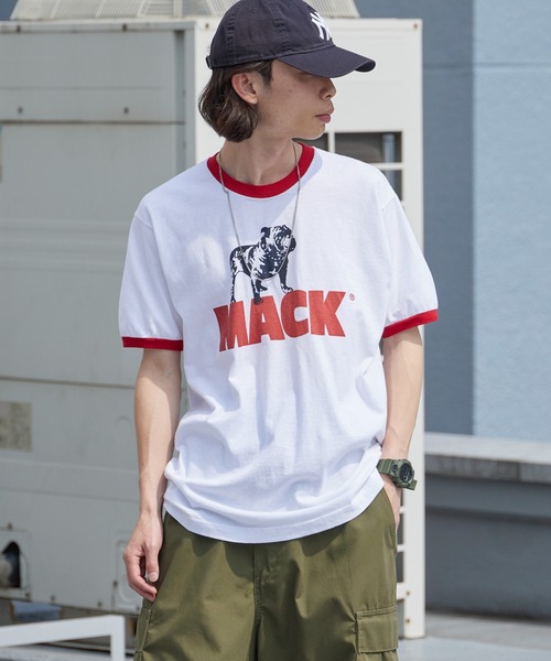 ROOPTOKYO(ループトウキョウ)の「MACK TRUCKS / マック・トラックス 70s ringer tee リンガーTシャツ 2026年 夏 夏服(Tシャツ/カットソー・メンズ・チャコールグレー/ホワイト×レッド/ホワイト×ブラック・M/L/XL)」の22枚目の写真