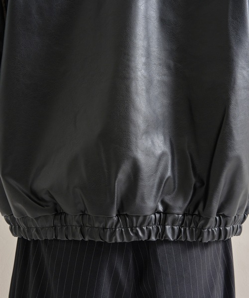 epnok（エプノック）の「モダンヴィンテージショートZIPブルゾン（ブルゾン・メンズ・ブラック系2/ブラック系1・SMALL/MEDIUM/LARGE）」の19枚目の写真