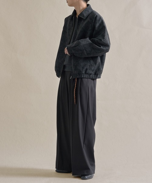 epnok（エプノック）の「モダンヴィンテージショートZIPブルゾン（ブルゾン・メンズ・ブラック系2/ブラック系1・SMALL/MEDIUM/LARGE）」の6枚目の写真