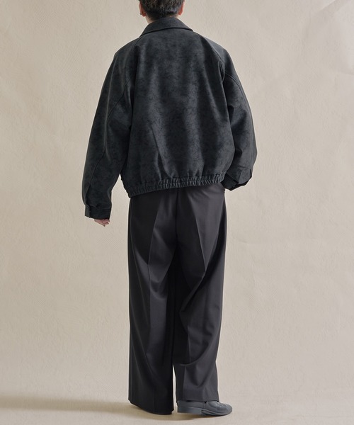 epnok（エプノック）の「モダンヴィンテージショートZIPブルゾン（ブルゾン・メンズ・ブラック系2/ブラック系1・SMALL/MEDIUM/LARGE）」の7枚目の写真