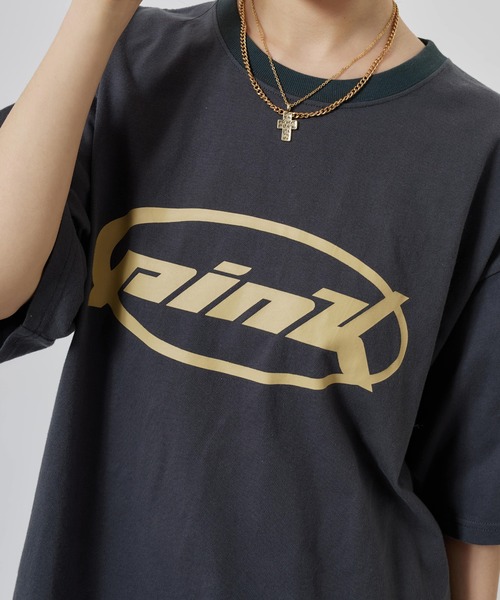 atmos pink(アトモスピンク)の「atmos pink Oval Logo T-shirt / アトモス ピンク オーバル ロゴ T-シャツ(Tシャツ/カットソー・レディース・ホワイト/ピンク/ブラック・FREE)」の13枚目の写真