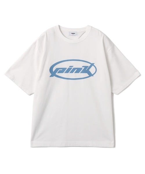 atmos pink(アトモスピンク)の「atmos pink Oval Logo T-shirt / アトモス ピンク オーバル ロゴ T-シャツ(Tシャツ/カットソー・レディース・ホワイト/ピンク/ブラック・FREE)」の5枚目の写真