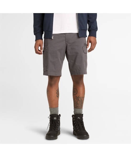 Timberland(ティンバーランド)の「ツイル カーゴ パンツ ユニセックス(カーゴパンツ・メンズ・ダークグレー・30inch/32inch/34inch/36inch/38inch)」の4枚目の写真