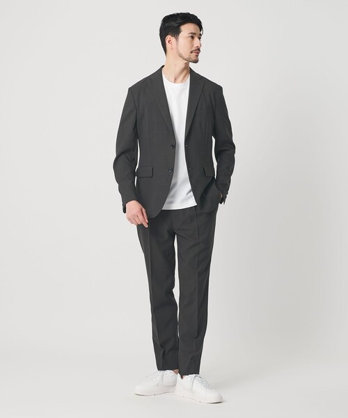 BEAUTY&YOUTH UNITED ARROWS(ビューティーアンドユースユナイテッドアローズ)の「【WEB限定 WARDROBE SMART】 Reflax ポプリン ジャケット&イージーパンツ(セットアップ・メンズ・ネイビー/モカ/ダークグレー/グレー/オリーブ・XL/L/M/S)」の11枚目の写真