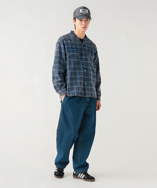 BEAMS HEART(ビームスハート)の「【5/21値下げ】フェード チェック ネル シャツ(ユニセックス)(シャツ/ブラウス・メンズ・レッド/ネイビー・SMALL/MEDIUM/LARGE)」の6枚目の写真