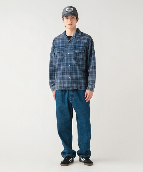 BEAMS HEART(ビームスハート)の「【5/21値下げ】フェード チェック ネル シャツ(ユニセックス)(シャツ/ブラウス・メンズ・レッド/ネイビー・SMALL/MEDIUM/LARGE)」の7枚目の写真