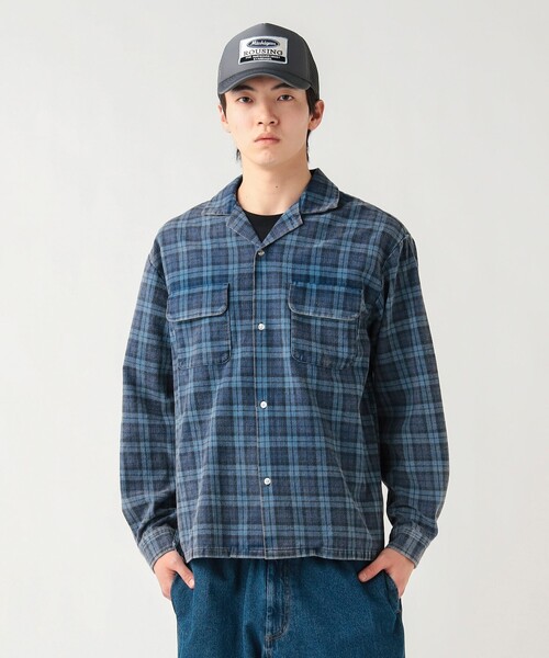 BEAMS HEART(ビームスハート)の「【5/21値下げ】フェード チェック ネル シャツ(ユニセックス)(シャツ/ブラウス・メンズ・レッド/ネイビー・SMALL/MEDIUM/LARGE)」の9枚目の写真