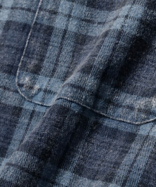 BEAMS HEART(ビームスハート)の「【5/21値下げ】フェード チェック ネル シャツ(ユニセックス)(シャツ/ブラウス・メンズ・レッド/ネイビー・SMALL/MEDIUM/LARGE)」の22枚目の写真