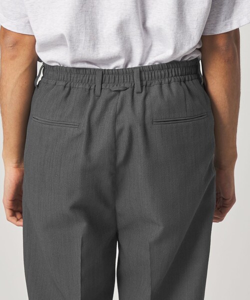 Steven Alan（スティーブンアラン）の「＜Steven Alan＞ PE/L BCR イン ツープリーツ ドレス トラウザーズ ハーフイージーⅡ（スラックス・メンズ・ダークグレー/ブラック・S/M/L/XL）」の3枚目の写真