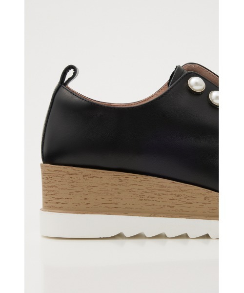 STACCATO(スタッカート)の「メイジーパールプラットフォーム(ローファー・レディース・シルバー/ブラック・23cm/22.5cm/24cm)」の7枚目の写真