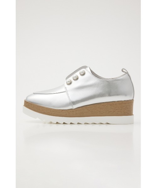 STACCATO(スタッカート)の「メイジーパールプラットフォーム(ローファー・レディース・シルバー/ブラック・23cm/22.5cm/24cm)」の12枚目の写真