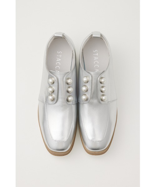 STACCATO(スタッカート)の「メイジーパールプラットフォーム(ローファー・レディース・シルバー/ブラック・23cm/22.5cm/24cm)」の13枚目の写真