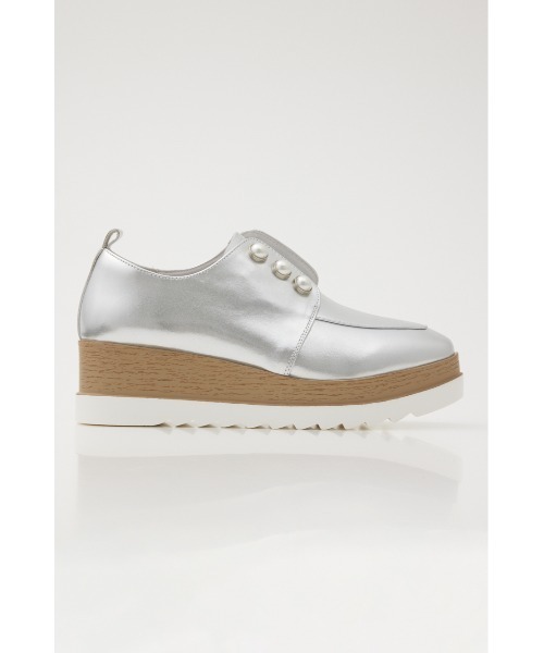 STACCATO(スタッカート)の「メイジーパールプラットフォーム(ローファー・レディース・シルバー/ブラック・23cm/22.5cm/24cm)」の14枚目の写真